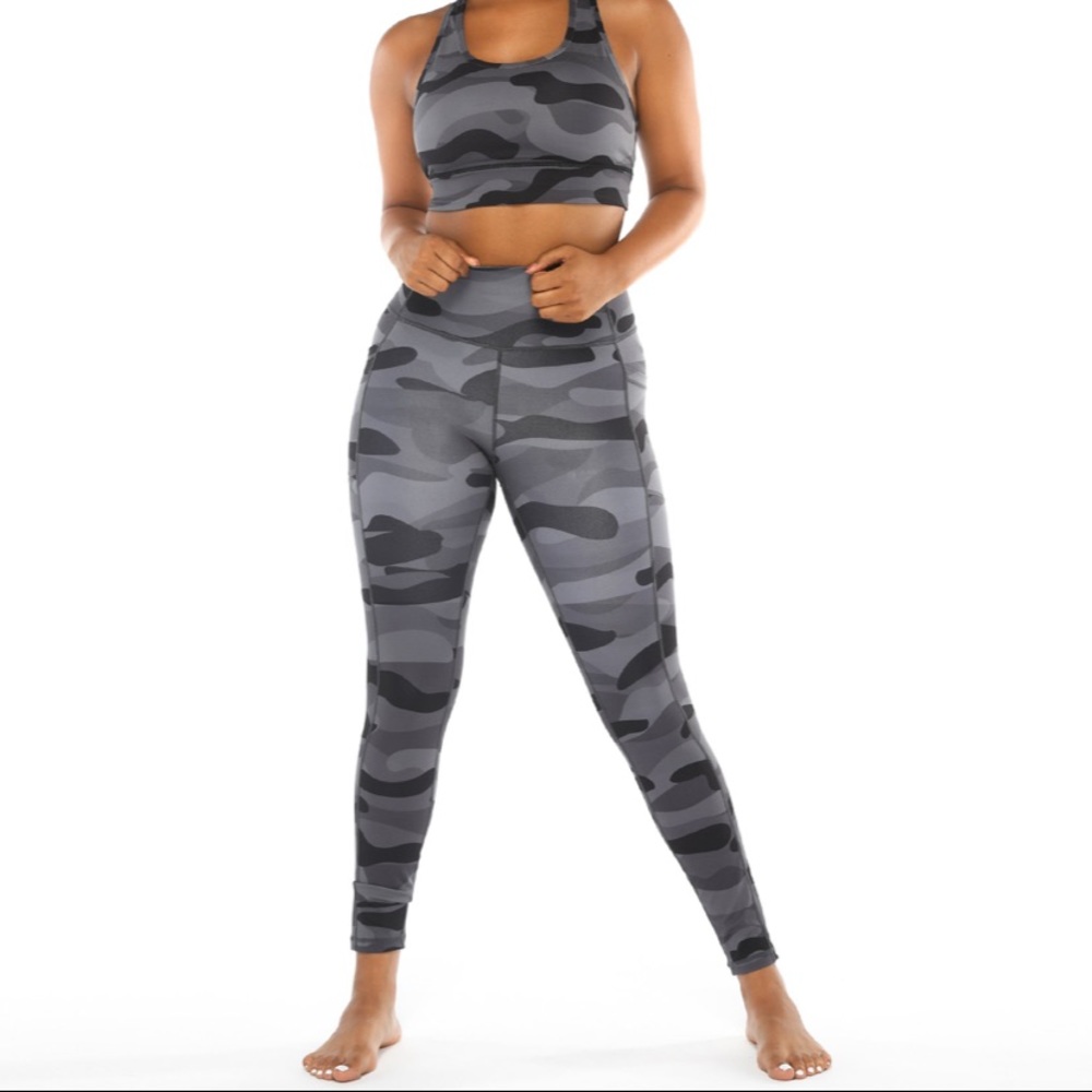 Ethos Black Camo Leggings